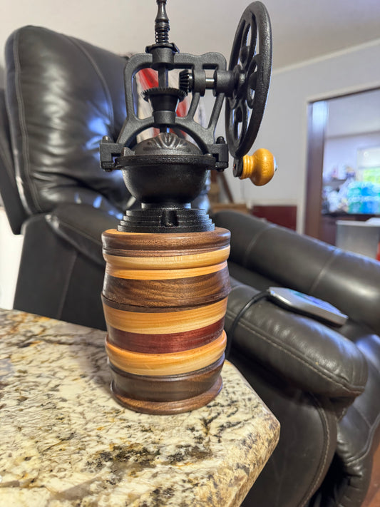 Coffee Grinder (Antique side wheel handle)