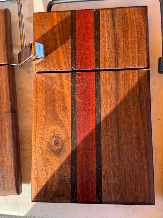 Cheese cutter (Walnut with exotic)