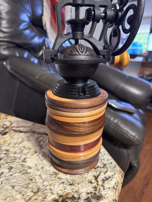 Coffee Grinder (Antique side wheel handle)